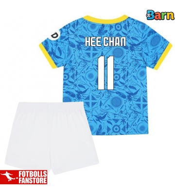 Wolves Hee-chan Hwang #11 Tredje Tröja Barn 2025-26 Kortärmad (+ Korta byxor)